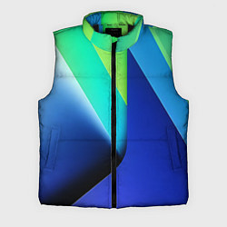 Мужской жилет Color blue green, цвет: 3D-черный