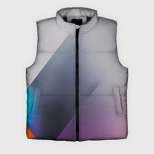 Мужской жилет Color grey with stripes / 3D-Черный – фото 1