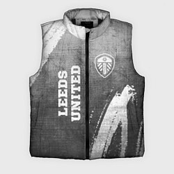 Мужской жилет Leeds United - grey gradient вертикально