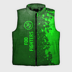 Мужской жилет Foo Fighters - green gradient по-вертикали, цвет: 3D-черный