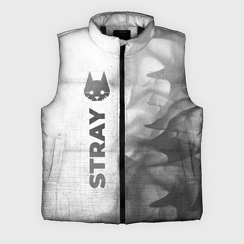 Мужской жилет Stray - white gradient по-вертикали / 3D-Черный – фото 1