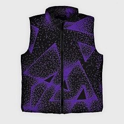 Мужской жилет The triangle is purple, цвет: 3D-черный