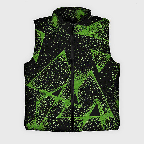 Мужской жилет Triangles with dots / 3D-Черный – фото 1