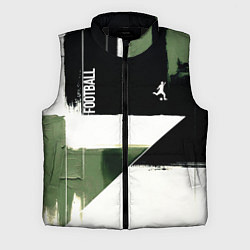 Мужской жилет Футбол на фоне брызг красок