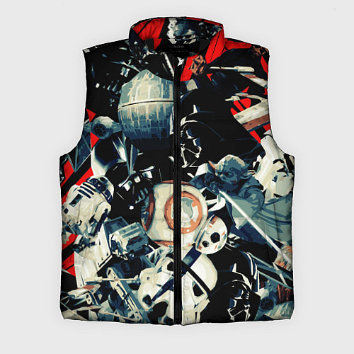 Мужской жилет Звездные войны персонажи / 3D-Черный – фото 1