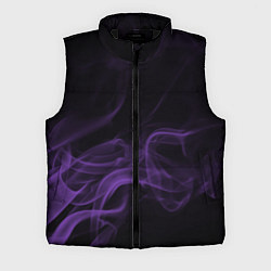 Мужской жилет Color smoke purple, цвет: 3D-черный