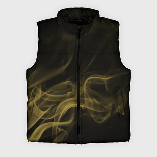 Мужской жилет Color smoke yellow / 3D-Черный – фото 1
