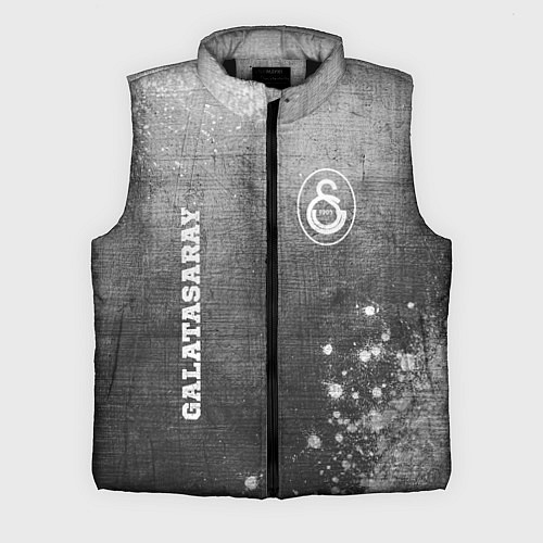 Мужской жилет Galatasaray - grey gradient вертикально / 3D-Черный – фото 1