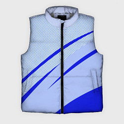 Мужской жилет Светло-синий текстура с полосой