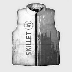 Мужской жилет Skillet - white gradient по-вертикали, цвет: 3D-черный