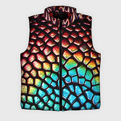 Мужской жилет Макро кожа дракона