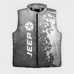 Мужской жилет Jeep - grey gradient по-вертикали, цвет: 3D-черный