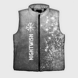 Мужской жилет Nightwish - grey gradient по-вертикали, цвет: 3D-черный