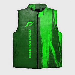 Мужской жилет Need for Speed - green gradient по-вертикали