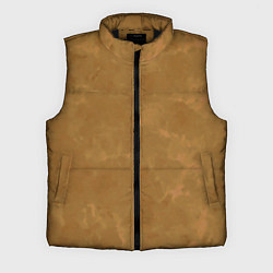 Мужской жилет Светлый оливково-коричневый однотонный текстурный