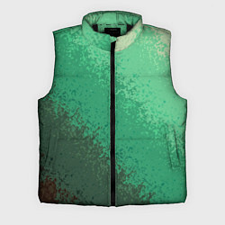 Мужской жилет Градиент текстурный зелёный