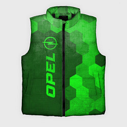 Мужской жилет Opel - green gradient по-вертикали