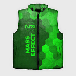 Мужской жилет Mass Effect - green gradient по-вертикали