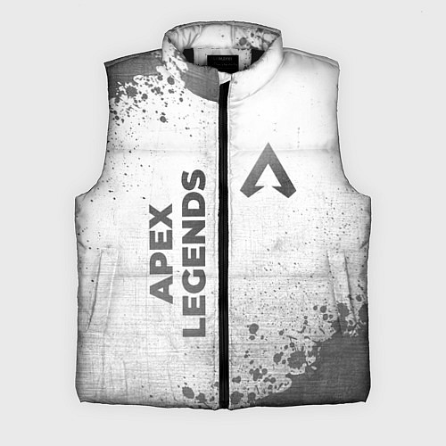 Мужской жилет Apex Legends - white gradient вертикально / 3D-Черный – фото 1