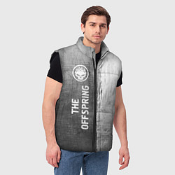 Мужской жилет The Offspring - grey gradient по-вертикали, цвет: 3D-черный — фото 2