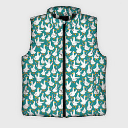 Мужской жилет Злой гусь узор
