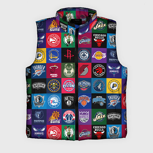 Мужской жилет Команды НБА разноцветные / 3D-Черный – фото 1