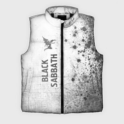 Мужской жилет Black Sabbath - white gradient по-вертикали