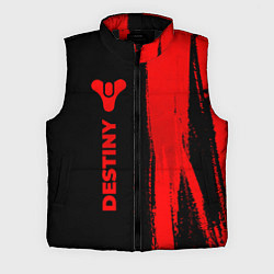 Мужской жилет Destiny - red gradient по-вертикали, цвет: 3D-черный