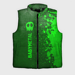 Мужской жилет Babymetal - green gradient по-вертикали