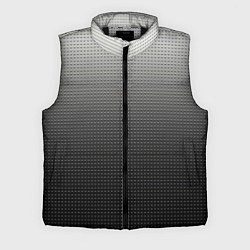 Мужской жилет Градиент металлический тёмно-серый