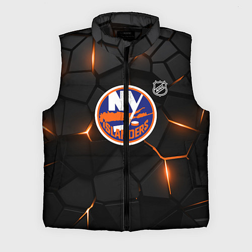 Мужской жилет Нью Йорк Айлендерс - НХЛ хоккей / 3D-Черный – фото 1