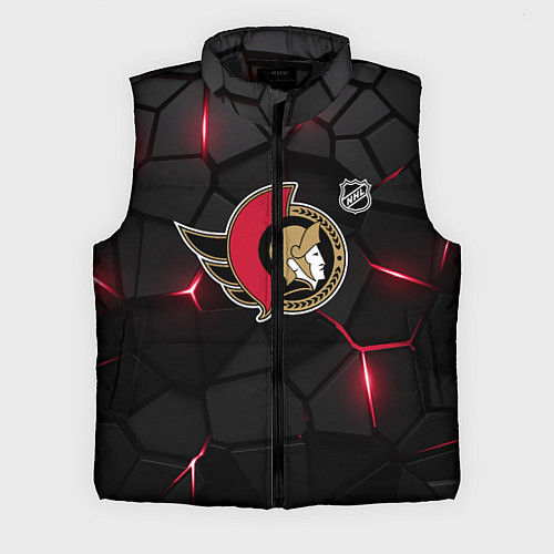 Мужской жилет Оттава Сенаторз - НХЛ хоккей / 3D-Черный – фото 1