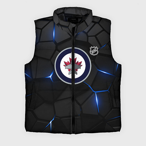 Мужской жилет Виннипег Джетс - НХЛ хоккей / 3D-Черный – фото 1