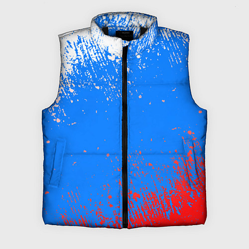 Мужской жилет Патриот - флаг / 3D-Черный – фото 1