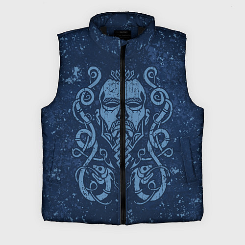 Мужской жилет Викинг орнамент / 3D-Черный – фото 1
