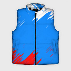 Мужской жилет Патриот Россия - флаг, цвет: 3D-черный