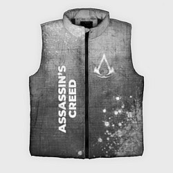 Мужской жилет Assassins Creed - grey gradient вертикально, цвет: 3D-черный
