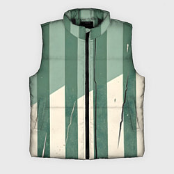Мужской жилет Зеленые полосы