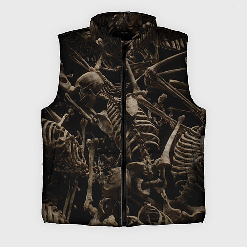 Мужской жилет Человеческие кости / 3D-Черный – фото 1