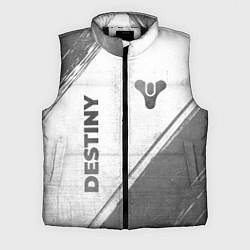 Мужской жилет Destiny - white gradient вертикально