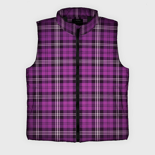 Мужской жилет Color pink checkerboard / 3D-Черный – фото 1