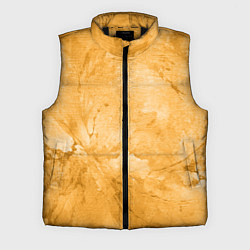 Мужской жилет Абстракция - bright yellow, цвет: 3D-черный