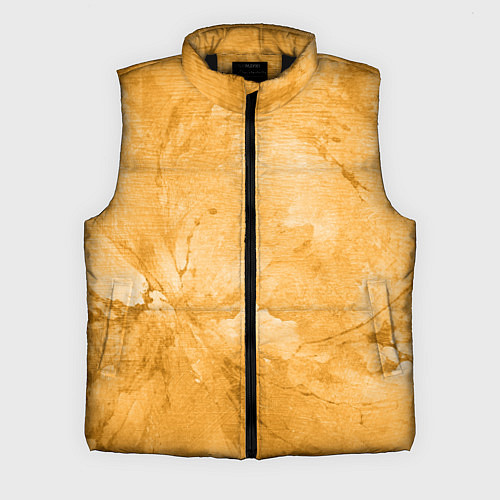 Мужской жилет Абстракция - bright yellow / 3D-Черный – фото 1