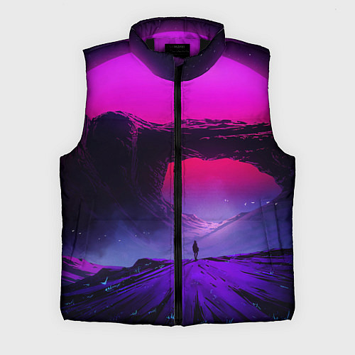 Мужской жилет A Journey on the planet / 3D-Черный – фото 1