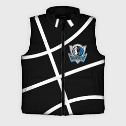 Мужской жилет Даллас Маверикс - текстура черного мяча