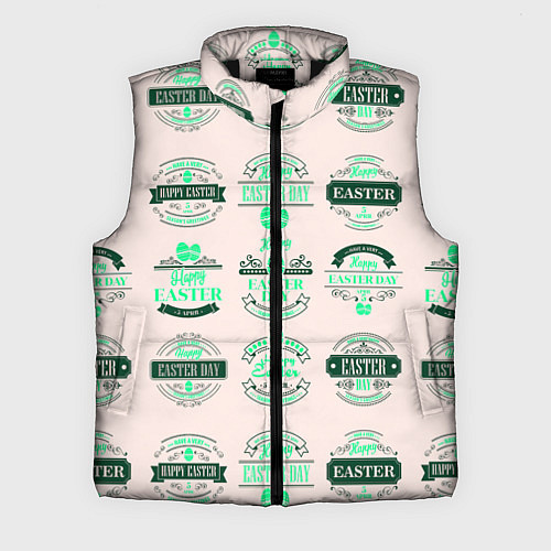 Мужской жилет Easter turquoise / 3D-Черный – фото 1