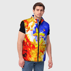Мужской жилет Doom битва огня, цвет: 3D-черный — фото 2