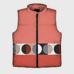 Мужской жилет Луна Малевича розовый томат, цвет: 3D-светло-серый