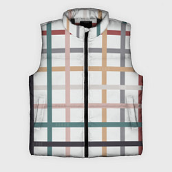 Мужской жилет Плетенка пастельная, цвет: 3D-черный
