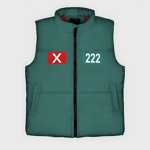 Мужской жилет Игра кальмара 222 / 3D-Красный – фото 1